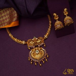Kempu Nakshi neckset