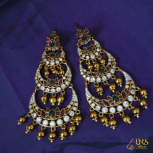 Step Chandhbali earrings