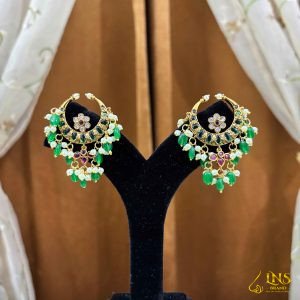 Green Chandhravanka Earrings