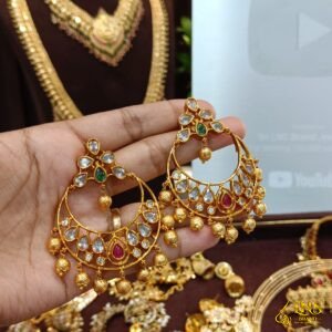 Chandhbali earrings