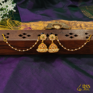 Vintage Jumka With Earchains